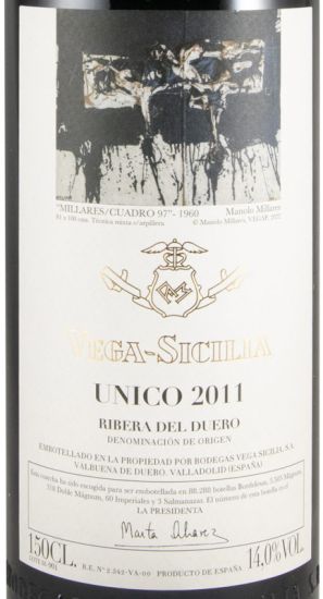 2011 Vega-Sicilia Unico Ribera del Duero tinto 1,5L