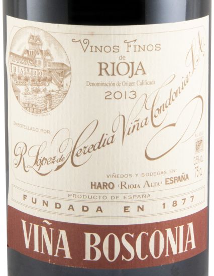 2013 López de Heredia Viña Bosconia Reserva tinto