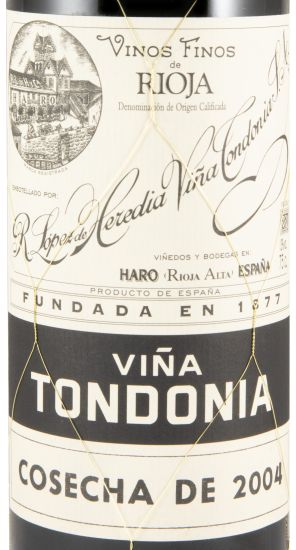 2004 López de Heredia Viña Tondonia Gran Reserva tinto