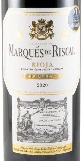 2020 Marqués de Riscal Reserva Rioja tinto