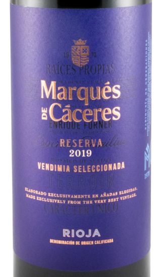 2019 Marqués de Cáceres Reserva tinto