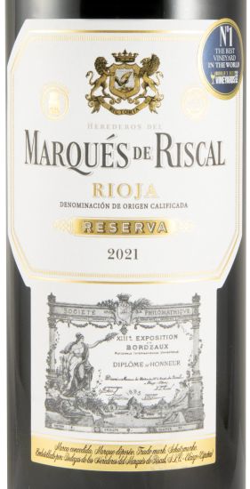 2021 Marqués de Riscal Reserva Rioja red