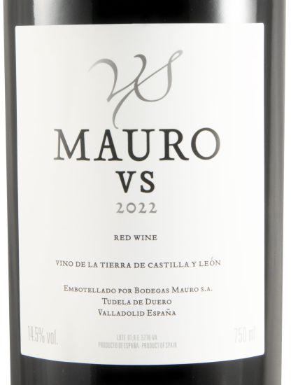 2022 Bodegas Mauro VS Castilla y León organic red