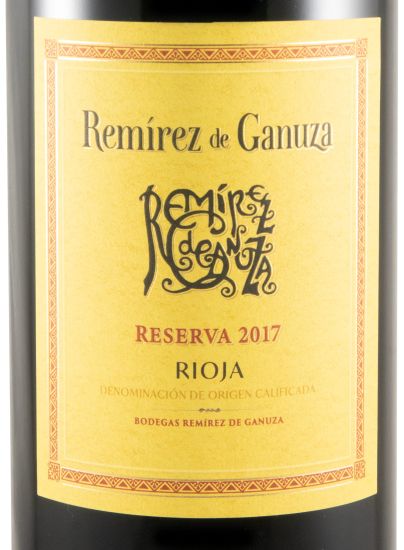 2017 Remírez de Ganuza Reserva Rioja tinto
