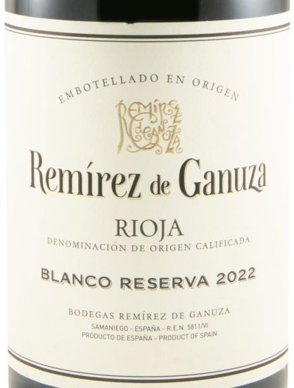 2022 Remírez de Ganuza Reserva Rioja branco