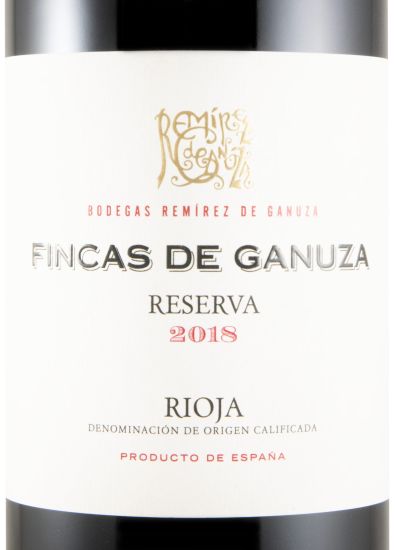 2018 Remírez de Ganuza Fincas de Ganuza Reserva Rioja tinto 1,5L