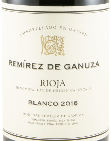 2016 Remírez de Ganuza Rioja branco