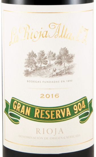 2016 La Rioja Alta 904 Gran Reserva tinto
