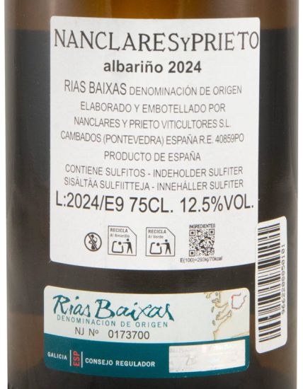 2024 Nanclares y Prieto Rías Baixas branco