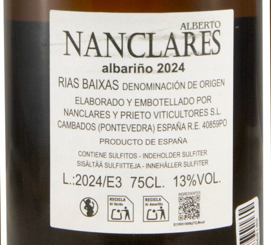 2024 Nanclares Rías Baixas branco