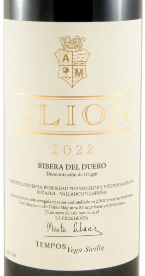 2022 Alión Cosecha Ribera del Duero red
