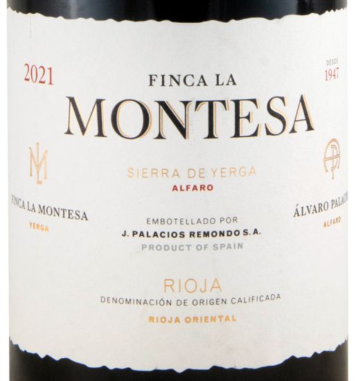 2021 Palacios Remondo Finca La Montesa Rioja biológico tinto