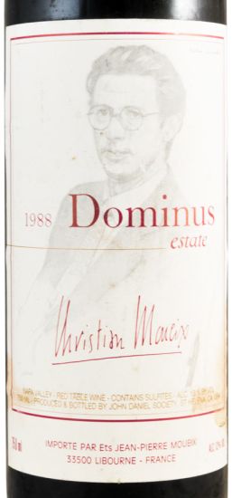 1988 Dominus Estate Christian Moueix tinto