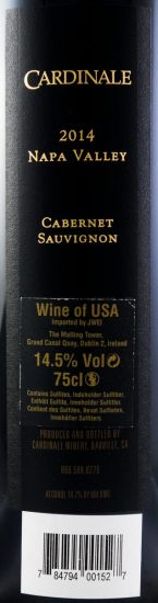 2014 Cardinale Napa Valley red