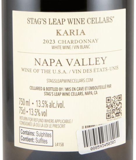 2023 Stag's Leap Karia Chardonnay branco