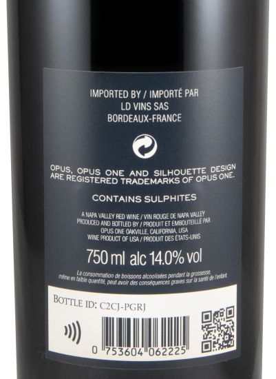 2022 Opus One Napa Valley tinto