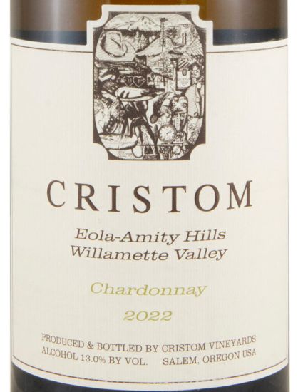 2022 Cristom Eola-Amity Hills Chardonnay branco