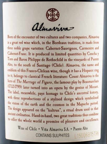 2013 Almaviva Puente Alto tinto