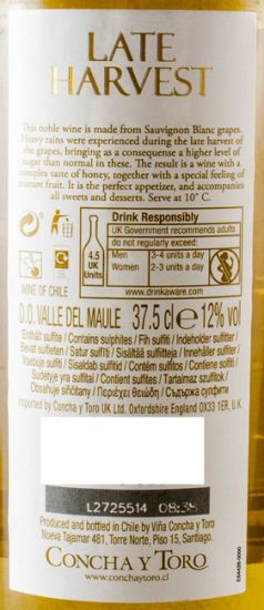 2013 Concha Y Toro Sauvignon Blanc Late Harvest Valle del Maule white 37.5cl