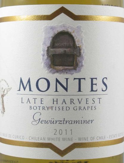 2011 Montes Gewürztraminer Colheita Tardia Valle de Colchagua branco 37,5cl
