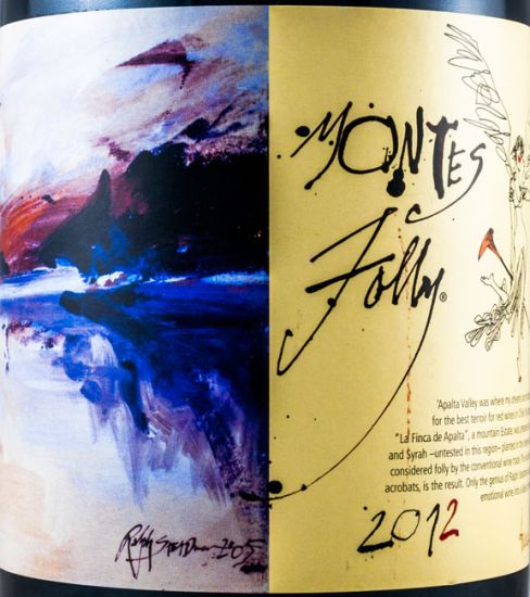 2012 Montes Folly Syrah Valle de Colchagua red