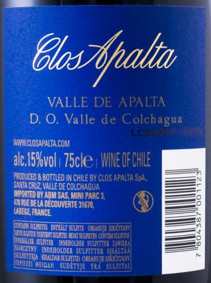 2014 Casa Lapostolle Clos Apalta Valle de Colchagua tinto