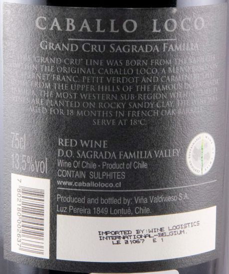2017 Caballo Loco Grand Cru Sagrada Familia tinto