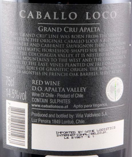 2018 Caballo Loco Grand Cru Valle de Apalta tinto