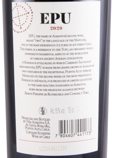 2020 Almaviva Epu Puente Alto tinto