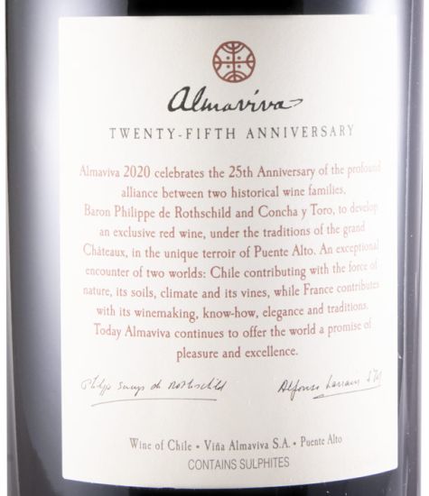 2020 Almaviva Puente Alto red 3L
