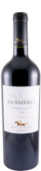 2020 Viña Haras de Pirque Hussonet Cabernet Sauvignon Gran Reserva Vale del Maipo organic red