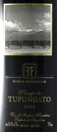 2002 Finca Flichman Paisaje de Tupungato tinto
