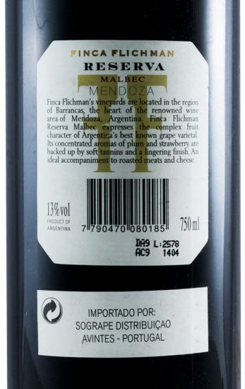 1997 Finca Flichman Reserva Malbec tinto