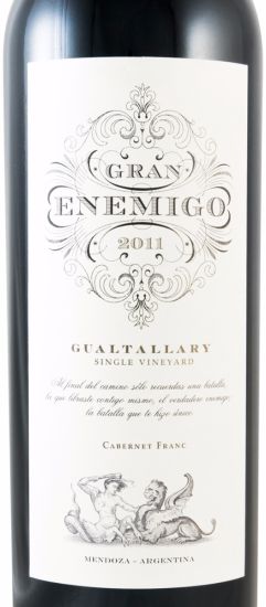 2011 Gran Enemigo Gualtallary Mendoza red