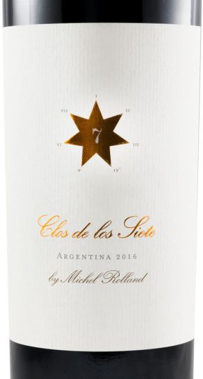 2016 Michel Rolland Clos de Los Siete Malbec Vista Flores red