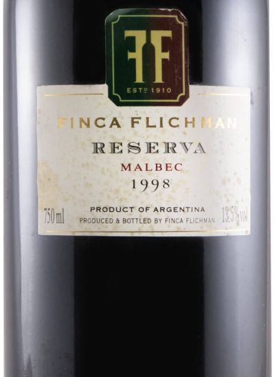 1998 Finca Flichman Malbec Reserva red