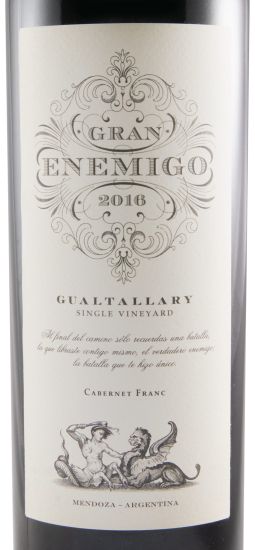 2016 Gran Enemigo Gualtallary Mendoza red