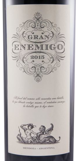 2015 Gran Enemigo Mendoza red