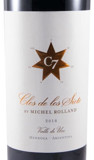 2018 Michel Rolland Clos de Los Siete Malbec Vista Flores red