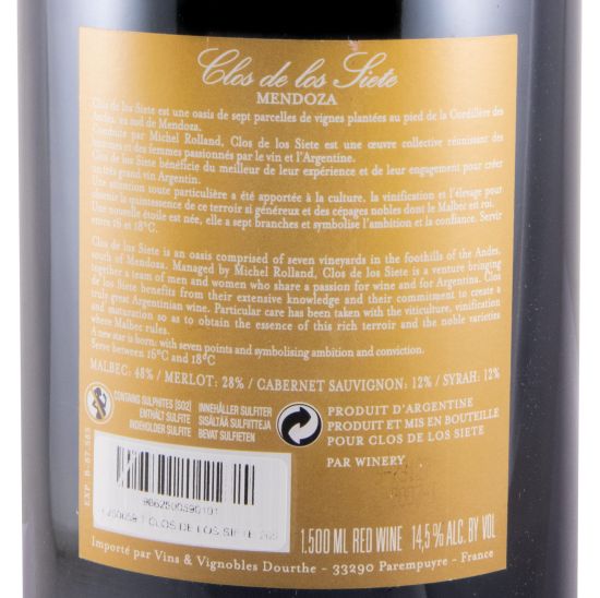 2007 Michel Rolland Clos de los Siete red 1.5L