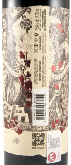 2021 Catena Zapata Malbec Argentino red
