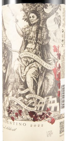 2022 Catena Zapata Argentino Malbec red