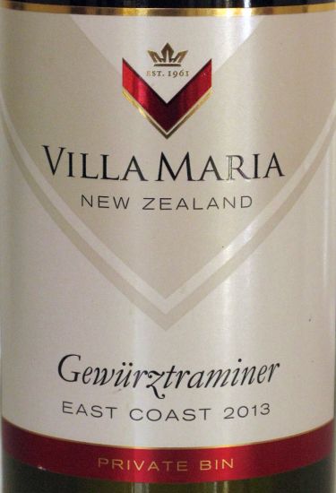 2013 Villa Maria Gewurztraminer Private Bin branco