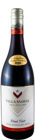 2014 Villa Maria Pinot Noir Private Bin tinto