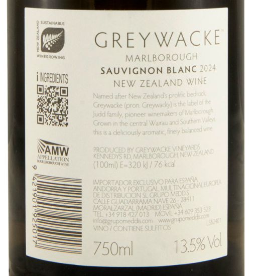 2024 Greywacke Sauvignon Blanc Marlborough branco