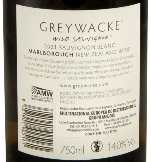 2021 Greywacke Wild Sauvignon Blanc Marlborough branco