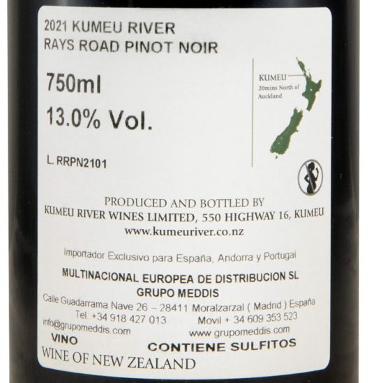 2021 Kumeu River Rays Road Pinot Noir tinto