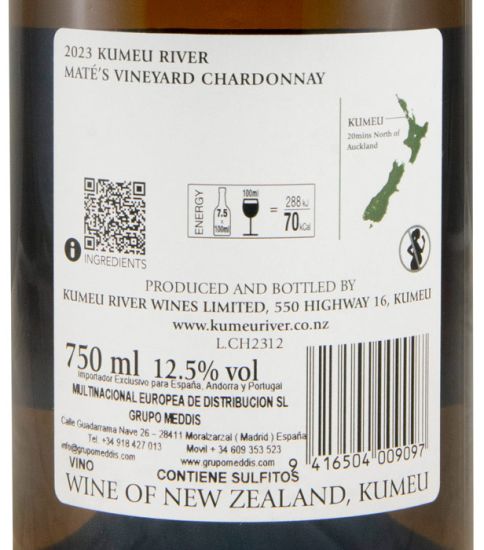 2023 Kumeu River Maté's Vineyard Chardonnay white