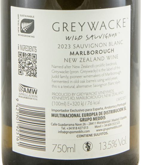 2023 Greywacke Wild Sauvignon Blanc Marlborough branco