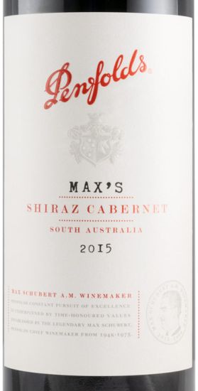 2015 Penfolds Max's Cabernet Sauvignon & Shiraz Barossa Valley tinto